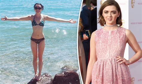 Game Of Thrones Beauty Maisie Williams Flaunts Enviable Bikini Body