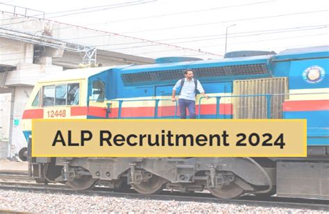 5696 Rrb Alp Recruitment 2024 Railway Loco Pilot Job