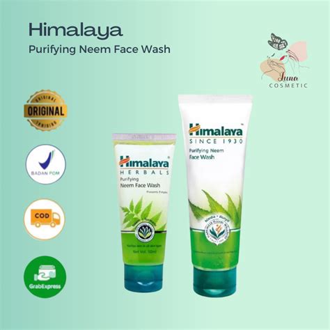 Jual Himalaya Purifying Neem Facial Wash 100ml 50ml Shopee Indonesia