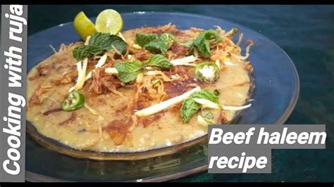 Beef Haleem Recipe Cooking With Ruja Youtube