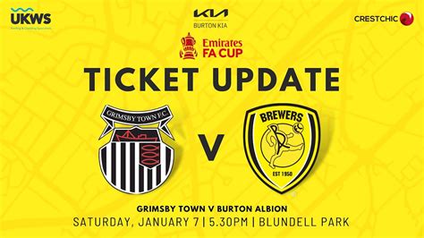 Grimsby Ticket Update News Burton Albion