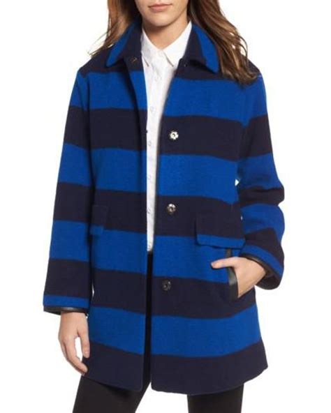 Lyst Pendleton Paul Bunyan Plaid Wool Blend Barn Coat In Blue Save 30