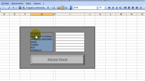 Como Hacer Un Formulario Para Ingresar Datos En Una Hoja De Calculo De