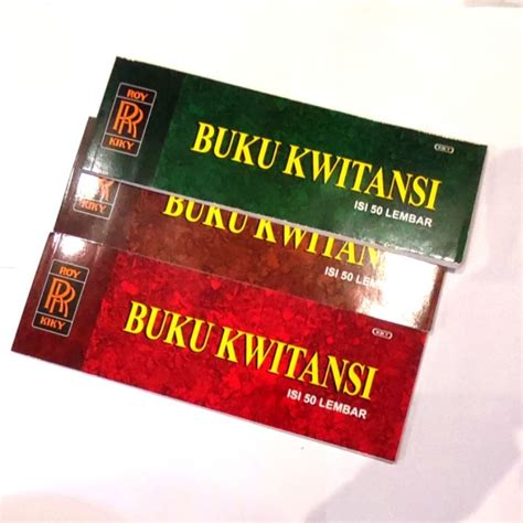 Jual Kwitansi Kiky Buku Kwitansi Nota Kwitansi Kwitansi 100 Lembar