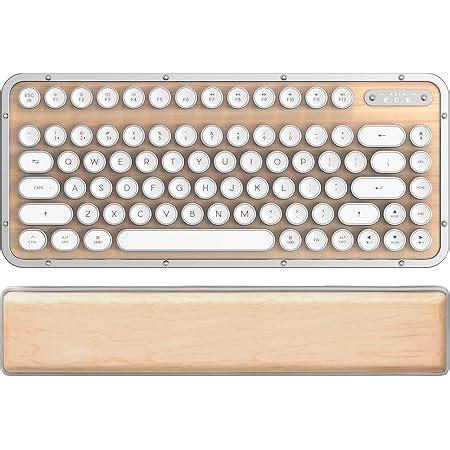 Azio Mk Retro W Us Teclado Mec Nico Cl Sico Retro Usb Color Madera