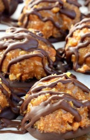 Samoa Truffles If You Love Caramel Delites Or Samoa Girl Scout Cookies