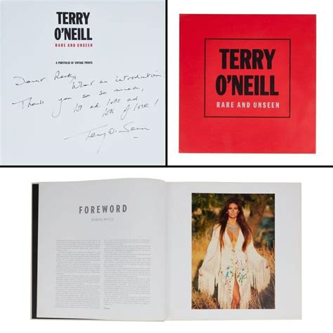 Raquel Welch Limited Edition Inscribed Terry Oneill Rare And Unseen Photo Book