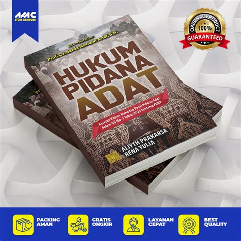 Jual Hukum Pidana Adat Beserta Kajian Terhadap Pasal Pidana Adat Dalam