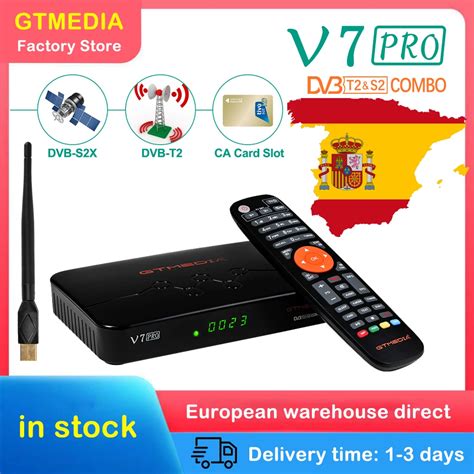 Gtmedia v7 pro receptor de tv por satélite 1080p hd completo DVB S s2x