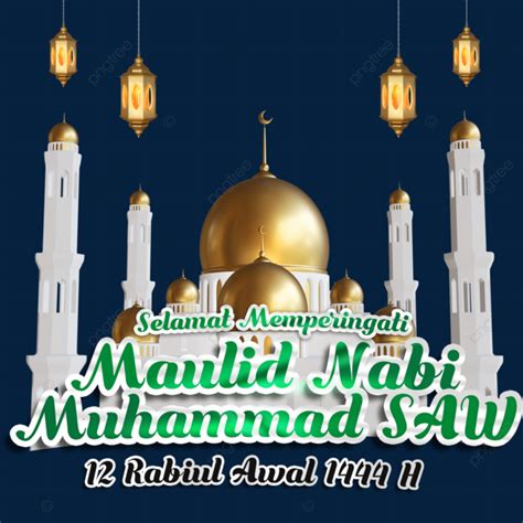 Desain Maulid Nabi Muhammad Saw 12 Rabiul Awal 1444h 2022 Maulid