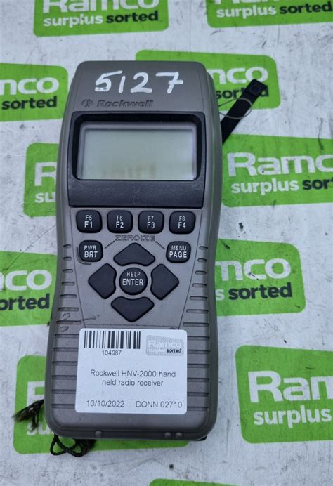 Rockwell Hnv 2000 Hand Held Radio Receiver