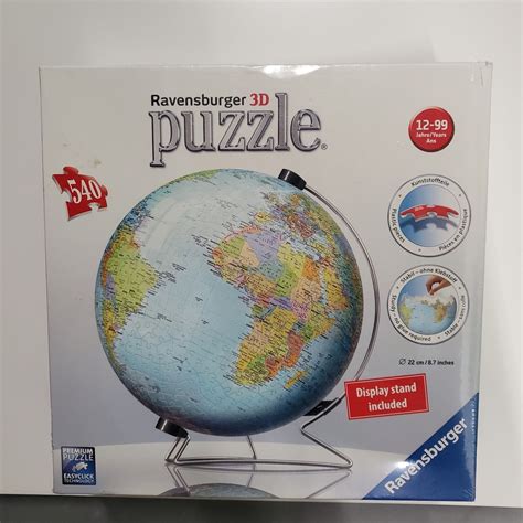 Ravensburger D Globe Piece Puzzle Stand The Earth Brand New