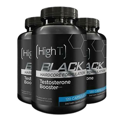 Sale New 3 Pack High T Black Testosterone Booster Natural Etsy