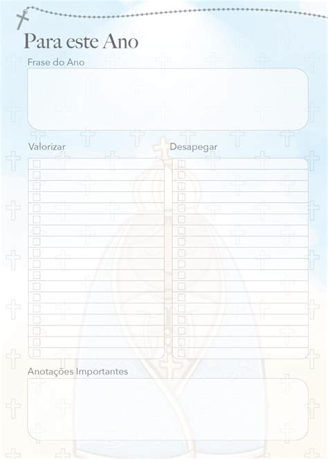 Planner Nossa Senhora Aparecida Para Imprimir Para Este Ano