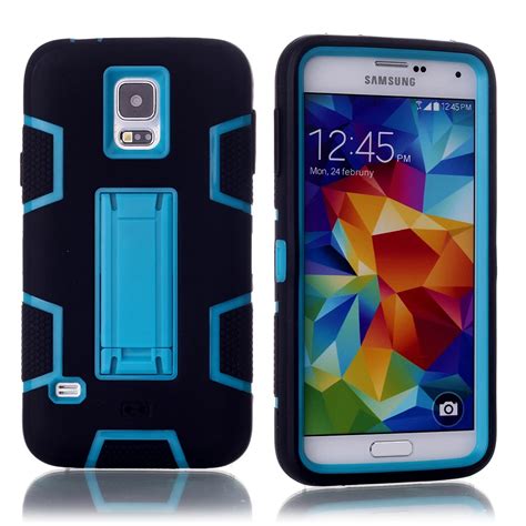 Heavy Duty Armor Hard For Coque Samsung Galaxy S5 Case Silicone Soft