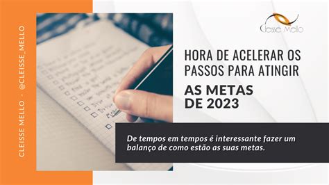 Hora De Acelerar Os Passos Para Atingir As Metas De Blog