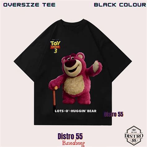 Jual KAOS TOY STORY 3 BLACK OVERSIZE TEE LOTSO DISTRO 55 BANDUNG