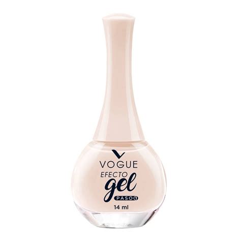 Esmalte Para U As Vogue Efecto Gel Tono Natural Ml Walmart