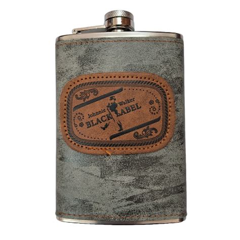 9oz Black Label Flask Set Big Daddy Store