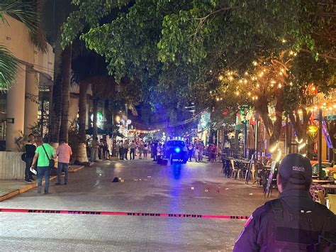 Hieren De Bala A Un Hombre En La Quinta Avenida De Playa Del Carmen