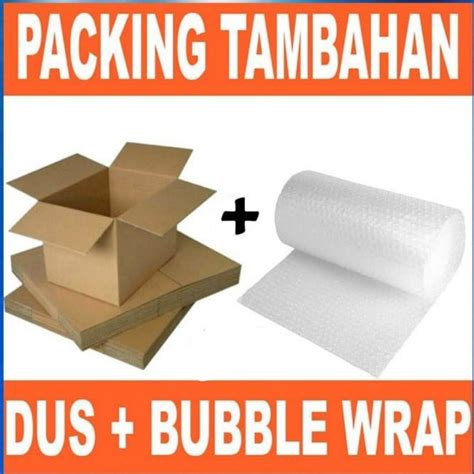 Jual Tambahan Extra Bubble Wrap Kardus Packing Bubble Wrap Kardus