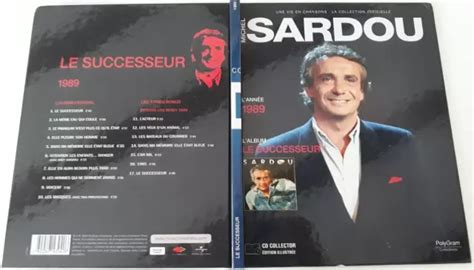 Michel Sardou Le Successeur Livre Et Cd La Collection Officielle