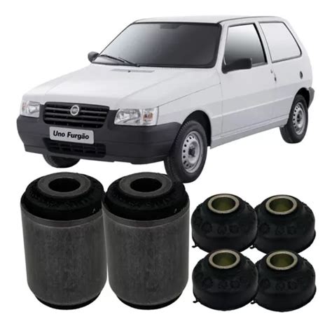 Kit Buchas Braço Tensor Oscilante Axios Fiat Uno 1999 2000