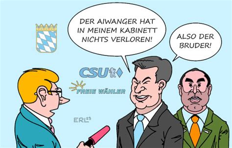 S Der Und Aiwanger Von Erl Politik Cartoon Toonpool