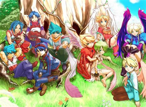 All The Ryus And Ninas From The Breath Of Fire Series All Video Games