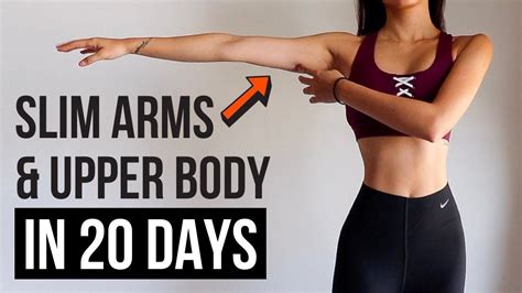 SLIM ARMS UPPER BODY IN 20 DAYS 10 Min Beginner Friendly Home