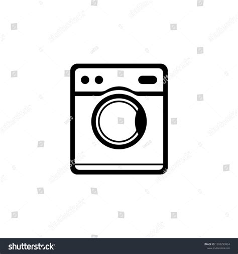 Washing Machine Clip Art Black And White