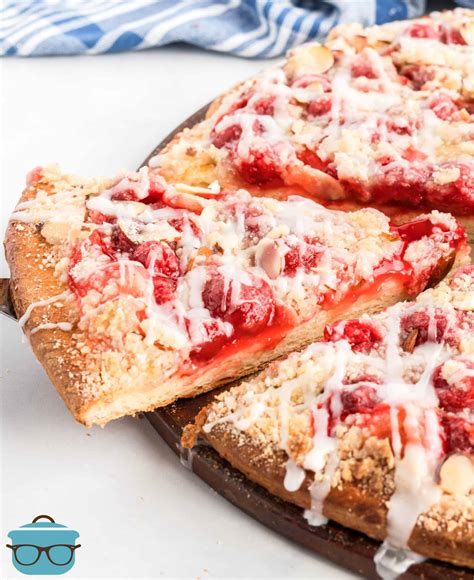 Homemade Cherry Dessert Pizza Recipe The Country Cook