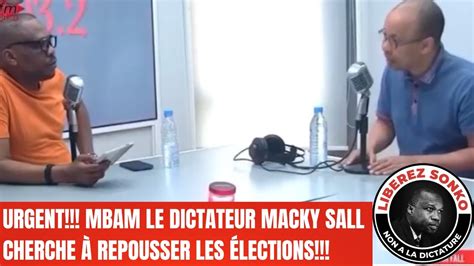 URGENT SOULEYMANE JULES DIOP ANNONCE LA NOUVELLE STRATÉGIE DE MACKY