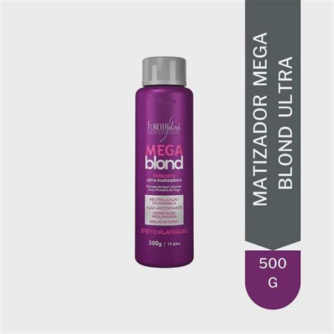 Matizador Mega Blond Ultra Forever Liss 500g No Shoptime