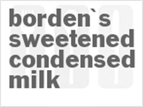 Borden's Sweetened Condensed Milk Recipe #12861 from CDKitchen