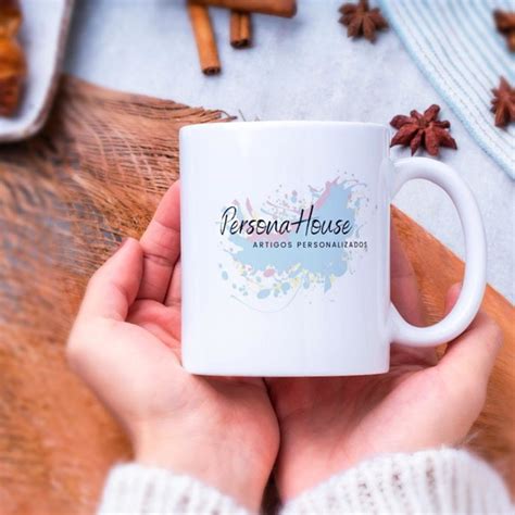 Caneca em cerâmica personalizada Elo7 Produtos Especiais