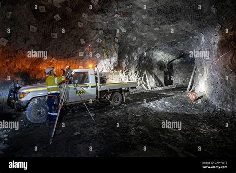 Underground Gold Mine Australia High Resolution Stock Photography And