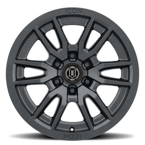 ICON Alloys 2417858357SB Icon Alloys Vector 6 Satin Black Wheels