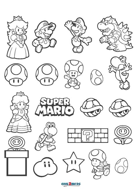 Free Printable Mario Brothers Coloring Pages For Kids Mario Coloring