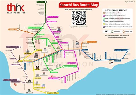 New Red Bus Karachi Peoples Bus Service Route Maps Think Transportation