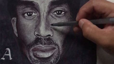 Kobe Bryant Ballpoint Pen Drawing Youtube