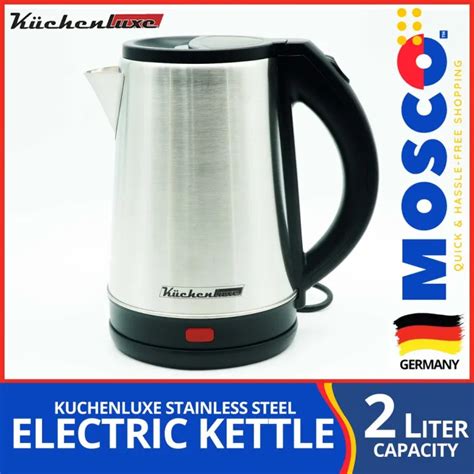 Kucheluxe Electric Kettle 2L Stainless Steel Coffee Tea Maker