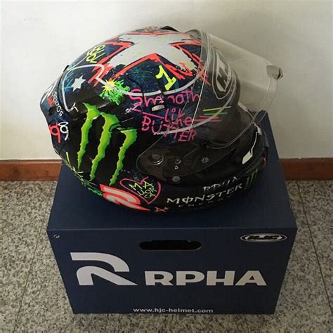 Hjc Full Face Helmet Rpha Lorenzo Graffiti Cars On Carousell