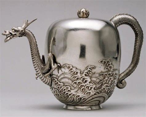 Антиквариат: "Серебряные чайники и кофейники" | Dragon tea, Tea pots ...
