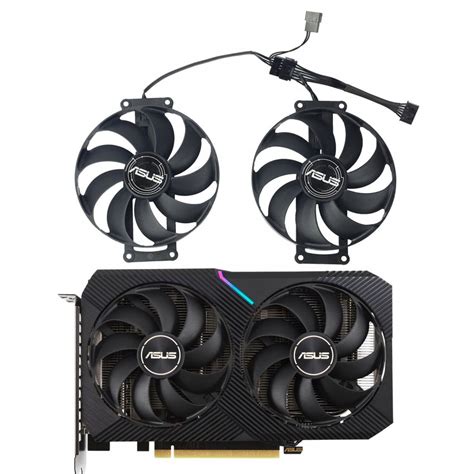 Wentylator Karty Graficznej Do ASUS Dual Geforce RTX 3060 3060 TI V2 Mi