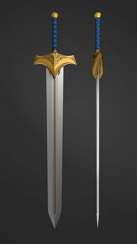 ArtStation RWBY Crocea Mors Nicolas Cureau Fantasy Sword Fantasy