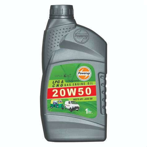 Powerup CNG 20W 50 Engine Oil For All Type Of CNG And Petrol Vehicles