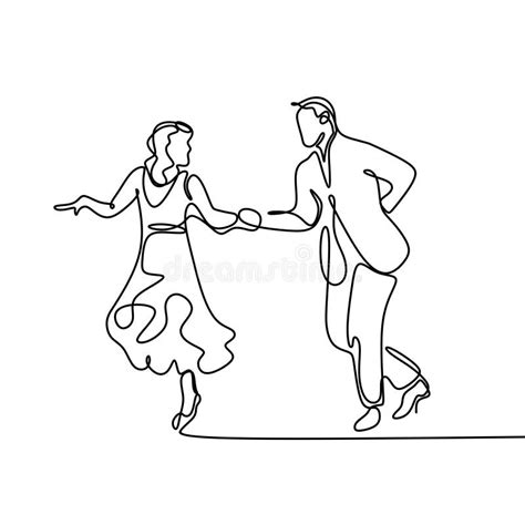 Woman Dancing Line Art Stock Illustrations 2 786 Woman Dancing Line