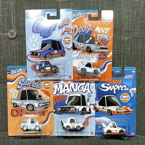 Jual Hot Wheels Silver Series Tooned Gulf Edition Supra Manga