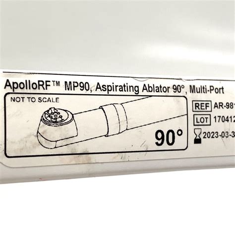 New ARTHREX AR 9811 APOLLORF MP90 ASPIRATING ABLATOR 90 DEGREE